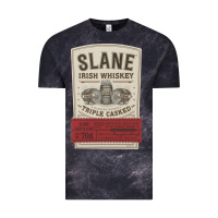 Cloud Black slane irish whiskey Vintage Tee - linhVisuals