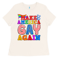 Bone Make America Gay Again Ladies Tee - BundleAndBundleShop