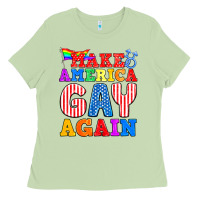 Matcha Make America Gay Again Ladies Tee - BundleAndBundleShop