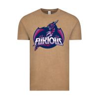 Vintage Coffee bi furious   bisexual Vintage Tee - linhVisuals