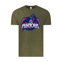 Vintage Olive bi furious   bisexual Vintage Tee - linhVisuals