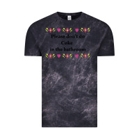 Cloud Black please don't do coke in the bathroom Vintage Tee - linhVisuals