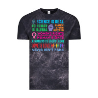 Cloud Black science is real , black lives matter , love is love , equality , kindn Vintage Tee - linhVisuals