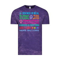 Cloud Purple science is real , black lives matter , love is love , equality , kindn Vintage Tee - linhVisuals