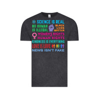 Vintage Black science is real , black lives matter , love is love , equality , kindn Vintage Tee - linhVisuals