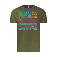 Vintage Olive science is real , black lives matter , love is love , equality , kindn Vintage Tee - linhVisuals