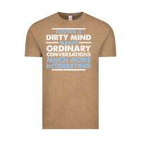 Vintage Coffee having a dirty mind makes ordinary conversations much more interesting Vintage Tee - linhVisuals