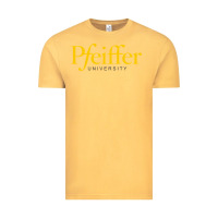 Vintage Mustard pfeiffer university Vintage Tee - linhVisuals