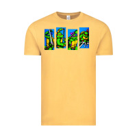 Vintage Mustard arcade turtles Vintage Tee - linhVisuals