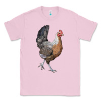 Bubblegum Pink American Game Chicken Classic Tee - LillyAllenDesigns