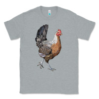 Heather Grey American Game Chicken Classic Tee - LillyAllenDesigns
