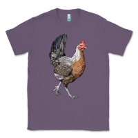 Lavender American Game Chicken Classic Tee - LillyAllenDesigns
