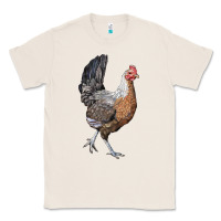 Natural American Game Chicken Classic Tee - LillyAllenDesigns