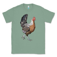 Sage American Game Chicken Classic Tee - LillyAllenDesigns