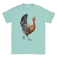 Seafoam American Game Chicken Classic Tee - LillyAllenDesigns