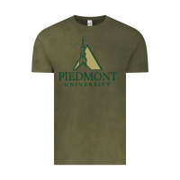 Vintage Olive piedmont university Vintage Tee - linhVisuals