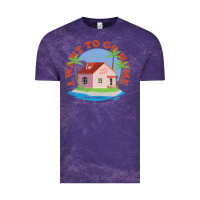 Cloud Purple i want to go home Vintage Tee - linhVisuals