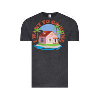 Vintage Black i want to go home Vintage Tee - linhVisuals