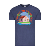 Vintage Denim i want to go home Vintage Tee - linhVisuals