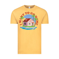 Vintage Mustard i want to go home Vintage Tee - linhVisuals
