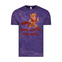 Cloud Purple kick life in the nuts   squirrel girl Vintage Tee - linhVisuals