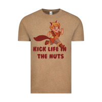 Vintage Coffee kick life in the nuts   squirrel girl Vintage Tee - linhVisuals
