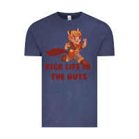 Vintage Denim kick life in the nuts   squirrel girl Vintage Tee - linhVisuals