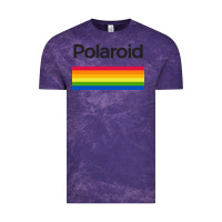 Cloud Purple polaroid color spectrum horizontal Vintage Tee - linhVisuals