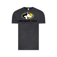 Vintage Black michigan tech huskies Vintage Tee - linhVisuals
