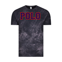 Cloud Black polo Vintage Tee - linhVisuals
