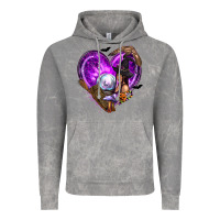 Cloud Rock Halloween Heart with Witch Vintage Hoodie - texasbilliewilder