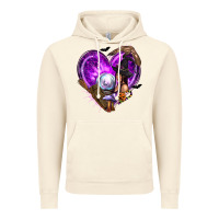 Vintage Artic Halloween Heart with Witch Vintage Hoodie - texasbilliewilder