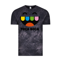 Cloud Black toca Vintage Tee - linhVisuals