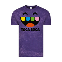 Cloud Purple toca Vintage Tee - linhVisuals