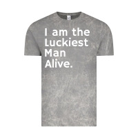 Cloud Rock luckiest man alive Vintage Tee - linhVisuals