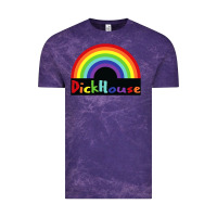 Cloud Purple dick house Vintage Tee - linhVisuals