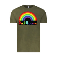 Vintage Olive dick house Vintage Tee - linhVisuals