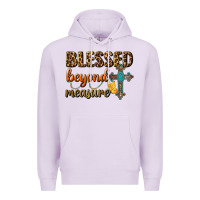 Lilac Blessed Beyond Measure Premium Hoodie - BundleAndBundleShop