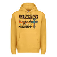 Mustard Blessed Beyond Measure Premium Hoodie - BundleAndBundleShop