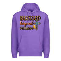 Purple Blessed Beyond Measure Premium Hoodie - BundleAndBundleShop