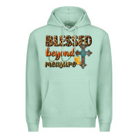 Seafoam Blessed Beyond Measure Premium Hoodie - BundleAndBundleShop