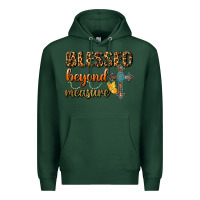 Sports Green Blessed Beyond Measure Premium Hoodie - BundleAndBundleShop