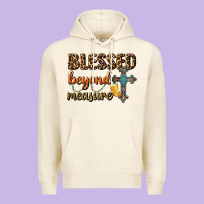 Blessed Beyond Measure Premium Hoodie Designed By Bundleandbundleshop