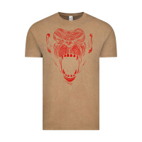 Vintage Coffee primal onnit t chimp Vintage Tee - linhVisuals