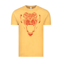 Vintage Mustard primal onnit t chimp Vintage Tee - linhVisuals