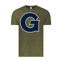 Vintage Olive The georgetown hoyas Vintage Tee - linhVisuals