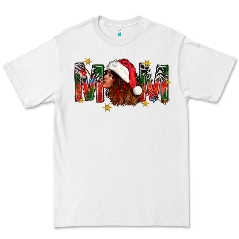 Western Mom With Woman In Santa Hat Premium Tee by BundleAndBundleShop | Teevron