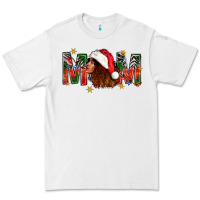 White Western Mom With Woman In Santa Hat Premium Tee - BundleAndBundleShop