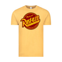Vintage Mustard Rust Eze Vintage Tee - linhVisuals