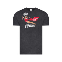 Vintage Black princess diana virgin atlantic fly atlantic Vintage Tee - linhVisuals
